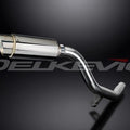Delkevic 8" Stainless Round Muffler Triumph Tiger Explorer 1200 - 12-21 Exhaust