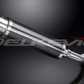 Delkevic 14" Carbon Fiber Round Stubby Muffler - BMW - F800S/ST - 06-14 Exhaust