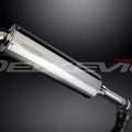 Delkevic 18" Stainless Steel Oval Slip-On Muffler - BMW K1300GT - 09-11 Exhaust