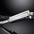 Delkevic 14" Stainless Steel Oval Stubby Muffler - BMW F800GS - 08-17 Exhaust