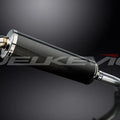Delkevic 18" Carbon Fiber Oval Slip-On Muffler - BMW K1200S - 2005-2008 Exhaust