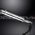 Delkevic 14" Stainless Steel Round Slip-On Muffler - BMW K1200S - 05-08 Exhaust