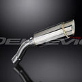 Delkevic 8" Mini Stainless Steel Round Muffler - BMW F800R - 2009-2016 Exhaust