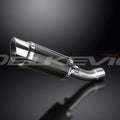 Delkevic 8" Mini Carbon Fiber Round Slip-On Muffler Ducati Diavek 11-19 Exhaust