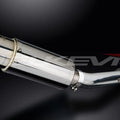 Delkevic 8" Stainless Steel Round Muffler - Aprilia Rsv Mille 1000 98-03 Exhaust
