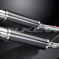 Delkevic 14" Carbon Fiber Round Mufflers RSV1000R Factory Tuono 1000R Exhaust