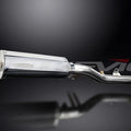 Delkevic 14" Stainless Oval Muffler - Honda NT700V Deauville - 06-15 Exhaust