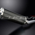 Delkevic 14" Carbon Fiber Oval Muffler - Honda CBR600F3 - 1995-1998 Exhaust
