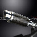 Delkevic 8" Carbon Fiber Round Muffler - Honda NC700D Integra - 12-13 Exhaust