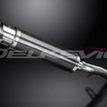 Delkevic 14" Carbon Fiber Stubby round Muffler - Honda CB1100A - 13-14 Exhaust