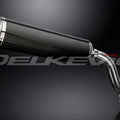 Delkevic 18" Carbon Fiber Oval Muffler - Honda VFR750 Interceptor 90-93 Exhaust