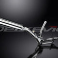 Delkevic 14" Stainless Round Muffler - Suzuki DL650 V-Strom - 2004-2011 Exhasut