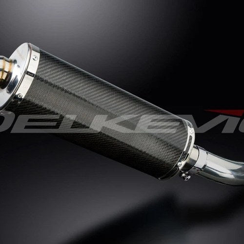 Delkevic 14" Carbon Fiber Oval Muffler Suzuki GSX1250FA Traveller 10-16 Exhaust