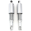 Chrome Motorcycle Rear Shocks 12 5/8" Honda CB350 CB360 CB450 CB500 CB550 CB750
