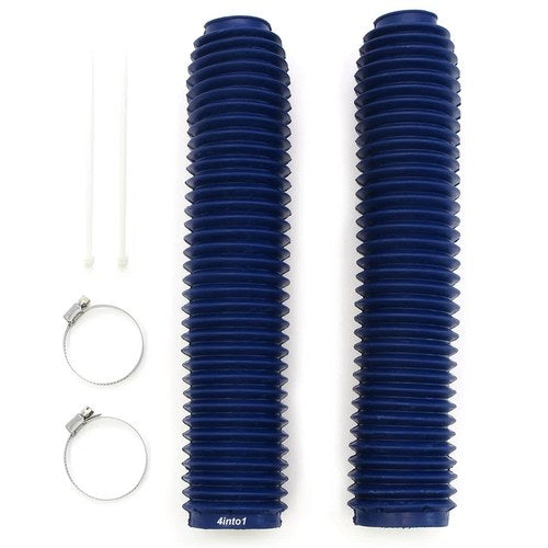 2 Pack Blue Fork Boots Gaiters Yamaha YZ125 IT250 TTR250 YZ250 IT490 YZ490