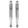 Chrome Rear Shocks - Eye To Eye - 335mm 13 1/8" - Honda Kawasaki Yamaha Suzuki
