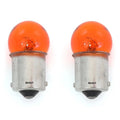 Set of 2 Mini 1156 Turn Signal Bulbs - Single Filament - Amber