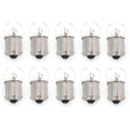 Set of 10 Mini 1156 Turn Signal Bulbs - Single Filament - Clear
