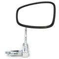 Universal Bar End Mirror - Chrome Cafe Racer Motorcycle 7/8" Bars Folding L or R