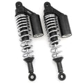 Black & Chrome Remote Reservoir Shocks - Eye To Eye - 340mm 350mm for Yamaha