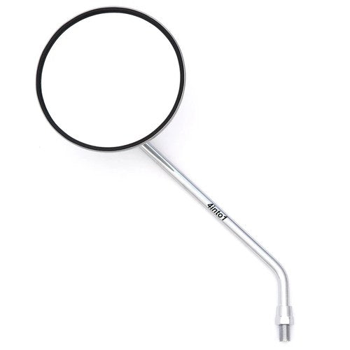 Universal Left Side Chrome Motorcycle Mirror - 10MM x 1.25 Honda Kawasaki Suzuki