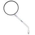 Universal Left Side Chrome Motorcycle Mirror - 10MM x 1.25 Honda Kawasaki Suzuki