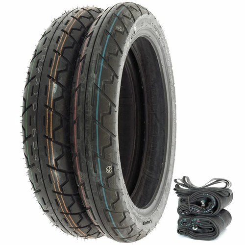 Irc Durotour RS-310 Tire Set - Honda CB350/360/400F - Tires Tubes and Rim