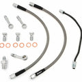 Stainless Steel Brake Line Kit w/Brake Pipe - Clear - Honda CB750K CB750 72-76