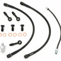 Stainless Steel Brake Line Kit w/Brake Pipe - Black - Honda CB450K CB750K CB750