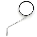 Round Black & Chrome Mirror - 8mm - Honda NA/NC/NN/NQ/NX/PA/SE/TG50 C70 Passport