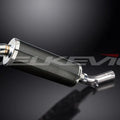 Delkevic 14" Carbon Fiber Oval Stubby Muffler - Suzuki GSX-S1000 - 16-20 Exhaust
