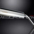 Delkevic 18" Stainless Steel Oval Muffler - Suzuki DR650SE - 1996-2021 Exhaust