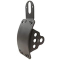 Black Curved Side Mount License Plate Bracket Motorcycle Taillight 19mm 3/4 Axle