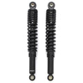 Black Rear Shocks - Eye To Eye - 335mm / 13 1/8" - Honda Kawasaki Yamaha Suzuki