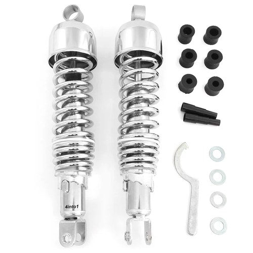 Performance Shocks Chrome 335mm Honda CB350 CM400 CB450 CB500 CB550 CB650 CB750