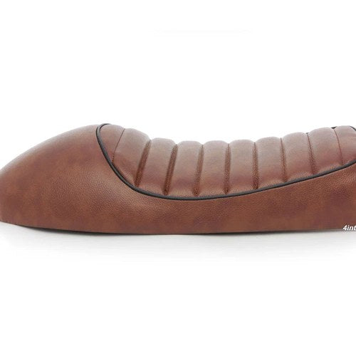 The Stinger Cafe Racer Seat Mahogany / Black Universal Saddle Vintage Motorcycle