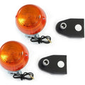 Rear Turn Signals w/ Stays - Set of 2 - Honda CB450 CL450K Scrambler CB750K Four