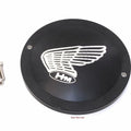 TTR400 Aluminum Anodized Alternator Cover - Black Honda Wing - CB350F CB400F