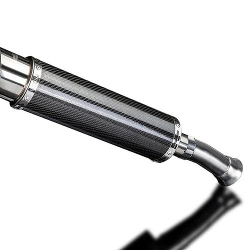 Delkevic 14" Carbon Round Muffler - KTM 1090 1190 1290 Adventure - 14-20 Exhaust