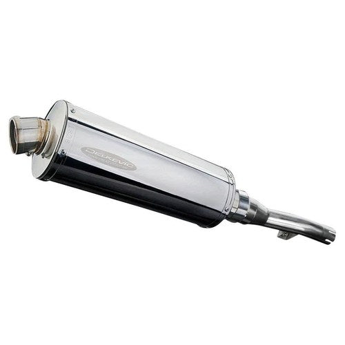 Delkevic Stubby 14" Stainless Slip-On Muffler - Yamaha XT250 - 08-22 Exhaust