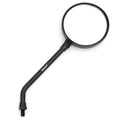 Universal Black Round Motorcycle Mirror - 10MM Honda Kawasaki Suzuki