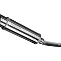 Delkevic 14" Stainless Slip-On Round Muffler - Suzuki GS500E/F - 89-02 Exhaust