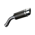 Delkevic Mini 8" Carbon Fiber Slip-On Round Muffler BMW F800GT - 13-17 Exhaust
