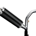 Delkevic 1-1 Full Exhaust 14" Carbon Fiber Oval Muffler - BMW G310R - 2016-2021