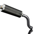 Delkevic 14" Carbon Slip-On Oval Muffler - Triumph Daytona 955i - 01-02 Exhaust