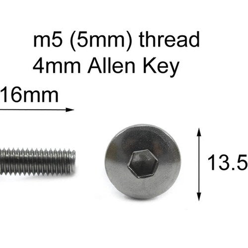10x Triumph T3330941 Stainless Steel Fairing Bolts m5 x 16mm Daytona 675