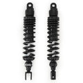 Adjustable Black Performance CNC Shocks - Eye / Clevis - 350-360mm for Honda