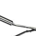 Delkevic Full 2-1 Exhaust 14" Stainless Round Muffler Yamaha FZ-07 MT-07 - 15-22