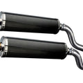Delkevic 18" Carbon Slip-On Oval Mufflers - Kawasaki Ninja 1000 - 11-20 Exhaust