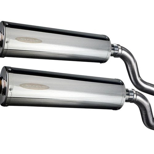 Delkevic 18" Stainless Slip-On Mufflers - Kawasaki Ninja 1000 - 11-20 Exhaust